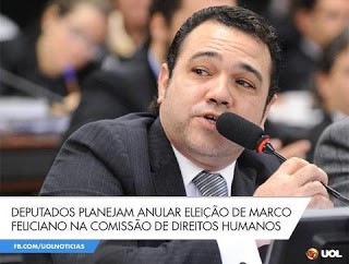 Contra-ataque: Deputados planejam anular eleição de Marco Feliciano